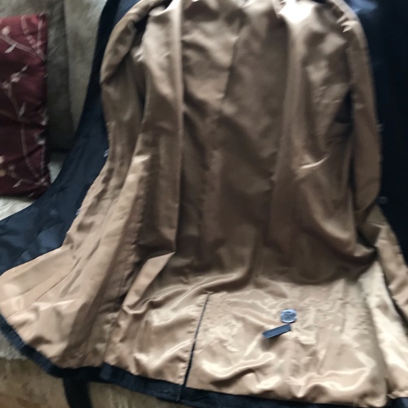 Coach Monogramed Belted Jacket , Black, Size Large - Picture 8 of 16